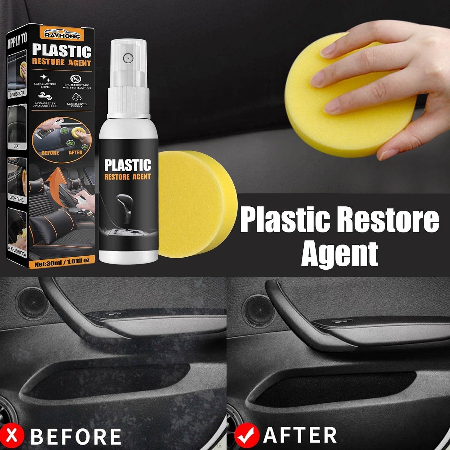 Restaurador de plásticos y molduras para Coche - additional image 3