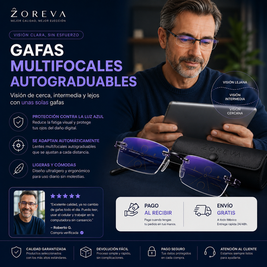 Gafas MultiFocales AutoGRADUABLES