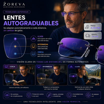 Gafas MultiFocales AutoGRADUABLES