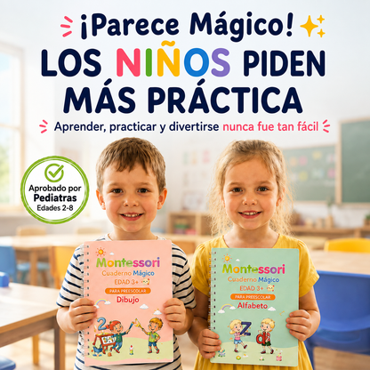 Letras Mágicas™ - Cuaderno Mágico de Escritura Reutilizable