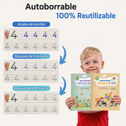 Letras Mágicas™ - Cuaderno Mágico de Escritura Reutilizable