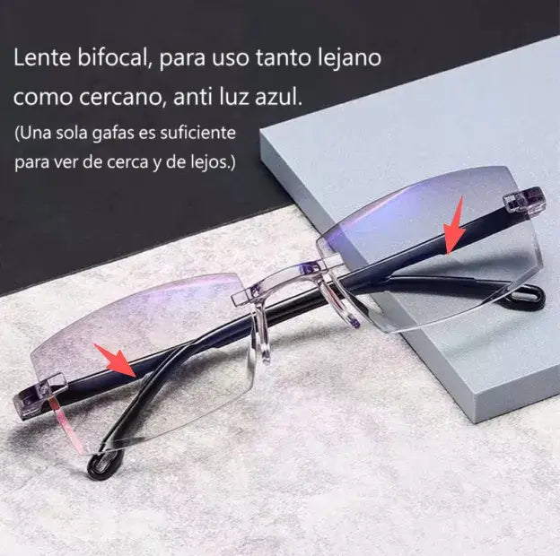 Gafas antirayos azules multifocales autograduable mas funda - additional image 1